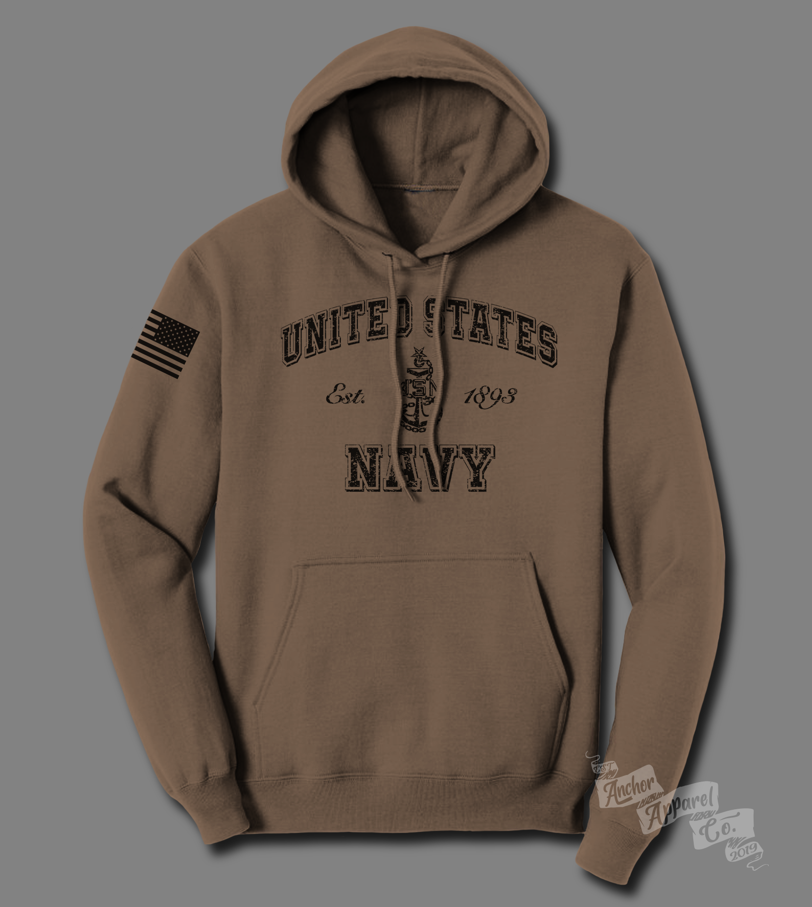 NAVY CPO SCPO and MCPO Hoodies Anchor Apparel Co